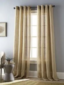 Burlap Curtains Made Of Natural Jute