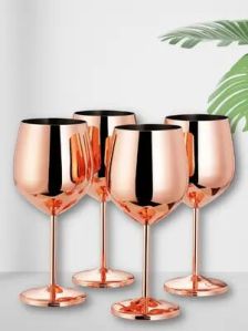 Copper Goblet Glasses