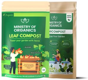 organics vermicompost leaf compost combo