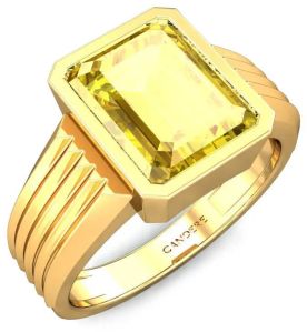 Calvin Citrine Ring