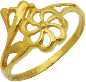 Flower Shape Gold Ring