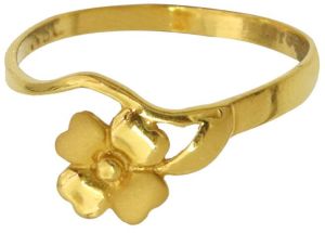 Motif Gold Finger Ring