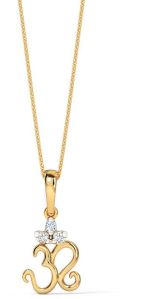 Trpti Om Diamond Pendant