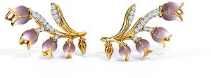 Veronica Tulip Diamond Ear Cuffs