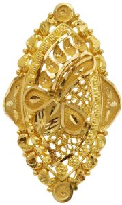 Yellow Gold Floral Ring