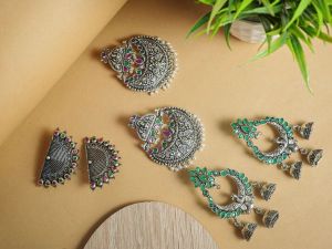 3 Pairs of Oxidized Earrings for a Boho Look