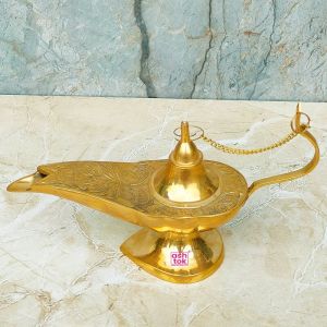 Brass Aladdin Chirag Lamp