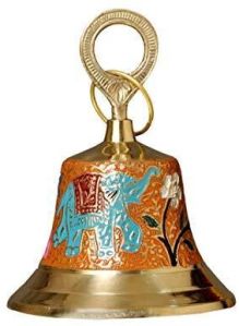 brass antique handcrafted ceiling hanging bell