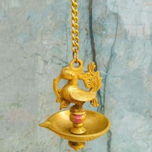 Brass Hanging Diya