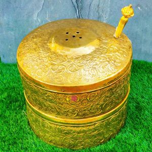 Brass Miniature Chakki