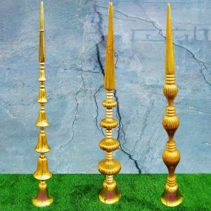 Golden Minar Wedding Decorative Item