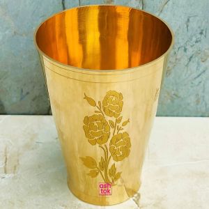 Pure Brass Handmade Water Glass