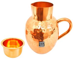 Pure Copper Apple Jug