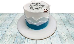 Shades Of Blue Cake