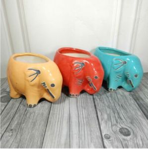 Animal Shape Pot Turn Trunk Elephent