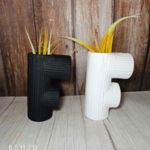 Decor vase F Word Vase