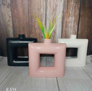 decor square vase