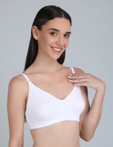 white colour non padded bra