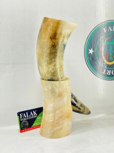 Viking Drinking Horn with Stand