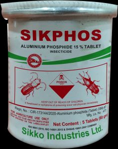 sikphos aluminium phosphide tablet