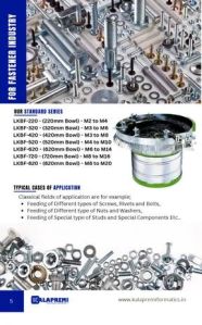 Vibrator Bowl Feeder for Washer