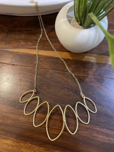 Designer Handmade Brass Pendant with Chain