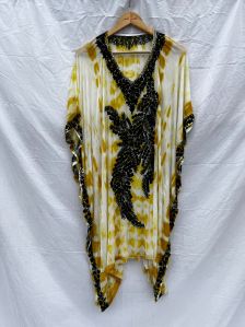 Premium Quality Tie-dye Kashmiri Handcrafted Kaftan