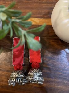 Tiendaa Premium Quality Handcrafted Designer Fabric Earrings