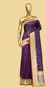 Silk Kadwa Booti Saree