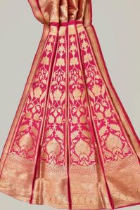 Unstitched Silk Cutwork Lehenga