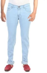 Blue Denim Regular Fit Mid-Rise Jeans