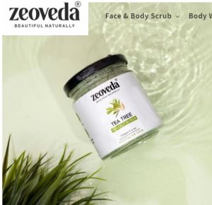 Tea Tree Scrub with Sea Salt for Exfoliation (150GM)