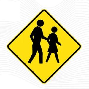 Pedestrian Crossing Road Sign Board