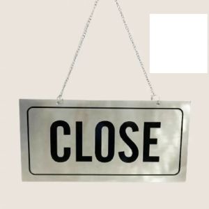 SS Open Closs Sign Board