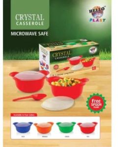 Crystal Casserole Microwave Safe