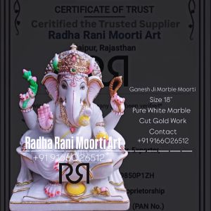 Marble Lord Ganesha Stone Statue