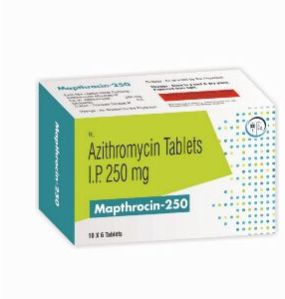 mapthrocin-250 azithromycin tablet