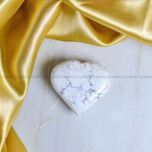 Howlite Heart