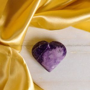 Lepidolite Heart