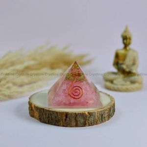 Rose Quartz Orgone Pyramid