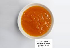 Hand Peeled Premium Alphonso Mango Pulp (Sweetened)