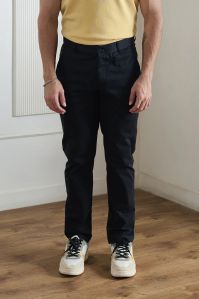 Jade Black Modern Chinos Pants