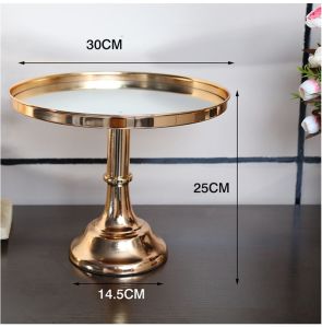 Antique Handcrafted Metal Cake Stand