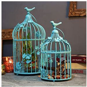 Antique Handcrafted Metal Decorative Bird Cages