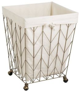 handcrafte stainless steel hamper stands