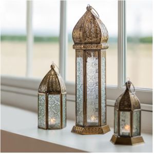 Wire Mesh Moroccan Lantern