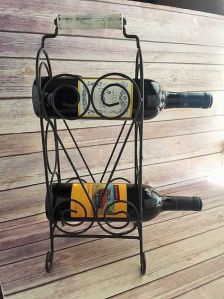 Iron Wine Bottle Stand