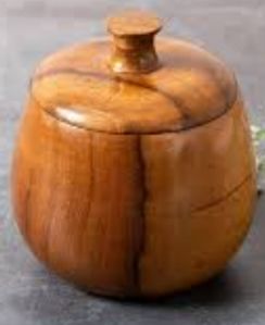 Wooden Pickle Jar