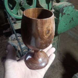 wooden wine glass