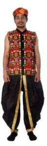 Folk Dance Dress With Pagri For Boys